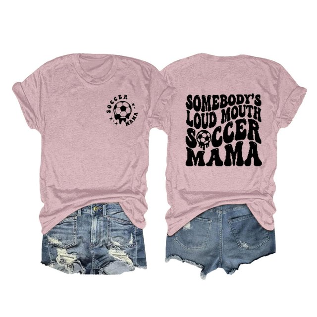 MesaSe T-shirt à Manches Courtes à Col Rond pour Femme