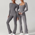 thumbnail image 4 of LSLJS Spring and Fall Tight Waistband Sleeveless Neck Long Jumpsuit, 4 of 9