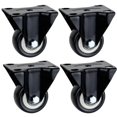 thumbnail image 1 of Roulettes Robustes Roues en Caoutchouc Rouleaux pour Meubles Roue Roulettes Roulettes 360 Degrés Roue Roulettes Industrielles avec Frein Bureau, Facile à Utiliser, 1 of 7