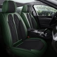 thumbnail image 1 of Maidao Car Seat Covers Leather Full Set for Mazda for CX-5 2013-Present 5 Seats Airbag Compatible Waterproof Front Rear Cushion Protector Black and Green, 1 of 9