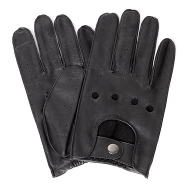 Karla Hanson Men's Leather Touch Screen Driving Gloves