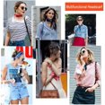 thumbnail image 2 of 3 Pieces Bandana Headscarf Neckerchief Nicki Scarf Biker Cloth Motorcycle Cloth Different Colors Paisley Pattern, Light Blue, 2 of 4