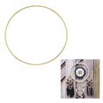 thumbnail image 2 of yuksok Gold Metal Dreamcatcher Rings Wreath Macrame Craft Hoops 10cm, 2 of 9