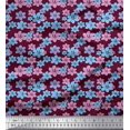 thumbnail image 1 of Soimoi Poly Georgette Fabric Artistic Floral Print Fabric by the Yard 52 Inch Wide, 1 of 3