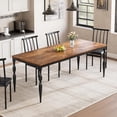thumbnail image 3 of YUSAZENS 78.7" Modern Rectangular Dining Table with Special-Shaped Legs, Large Long Kitchen Table for Dining Room & Living Room, 3 of 8