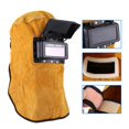 thumbnail image 4 of Welding Mask with Lens Leather Welding Helmet Breathable Heat Resistant Welder Grinding ,Durable Good Quality Welding Helmet Protection Mask with Auto Darkening Filter Lens, 4 of 9