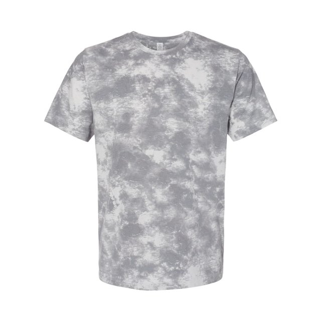 Alternative Cotton Jersey Go-To Tee, 3XL, Grey Tie Dye