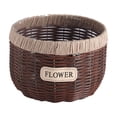 thumbnail image 2 of Hand Woven Rattan Flower Basket Rustics Planter Pot For Succulents Orchid And Greeneries Decorative Flower Pot For Home And Garden, 2 of 6