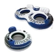 thumbnail image 1 of Intex River Run Inflatable 2 Person Pool Tube Float w/ Cooler + Single Float, 1 of 11