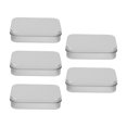 thumbnail image 3 of Small Metal Tin Box, Reusable Empty Tin Box Preven Leaking Pins Jewelry Storage Rounded Edges Close Tightly  For Business Trip, 3 of 8