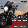 thumbnail image 4 of Krator Motorcycle Windshield, Motorcycle Fairing, 35 mm - 49 mm Fork Clamps, 5.75" Headlight, Smoke, Compatible with Harley Davidson Sportster 2007-2008, 4 of 7