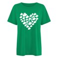 thumbnail image 4 of RKSTN Hauts pour Femmes 2024 Été Décontracté Ample Grande Taille Imprimé Graphique Lapin de Pâques Blouse Mode Col Rond Manches Courtes T-shirt, 4 of 4