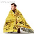 thumbnail image 4 of LJNYFDC Couverture Thermique d'Urgence d'Extérieur Isolante d'Urgence Portable Imperméable de Survie Coupe-Vent Résistante à la Chaleur Réfléchissante Jetable Équipement de Survie d'Extérieur, 4 of 6
