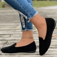 thumbnail image 2 of Dakaela Ballerines pour Femmes Confortables en Suède à Bout Pointu à Enfiler Chaussures de Ballet Décontractées pour Femmes, 2 of 7