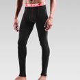 thumbnail image 2 of CEHVOM Men Solid Casual Tight Base High Waist Breathable Keep Warm Ankle-Length Pants, 2 of 4