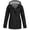 Black#womens 3 in 1 waterproof jacket, variant on FAVIPT Warm Raincoat for Women Long Sleeve Plain Outdoor Jackets Full Zip Waterproof Sunprotect Raincoats with Hoodies 2025 Black,XXL