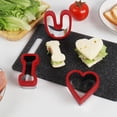 thumbnail image 2 of WHEANG Cute Cake Tools Heart/Star/Flower Shape Cutters Stainless Steel Plastic Cookie Cutter Set, 2 of 9