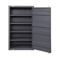 thumbnail image 5 of Bowery Hill Commode Contemporaine en Métal avec 1 Porte, Gris Canon, 5 of 5