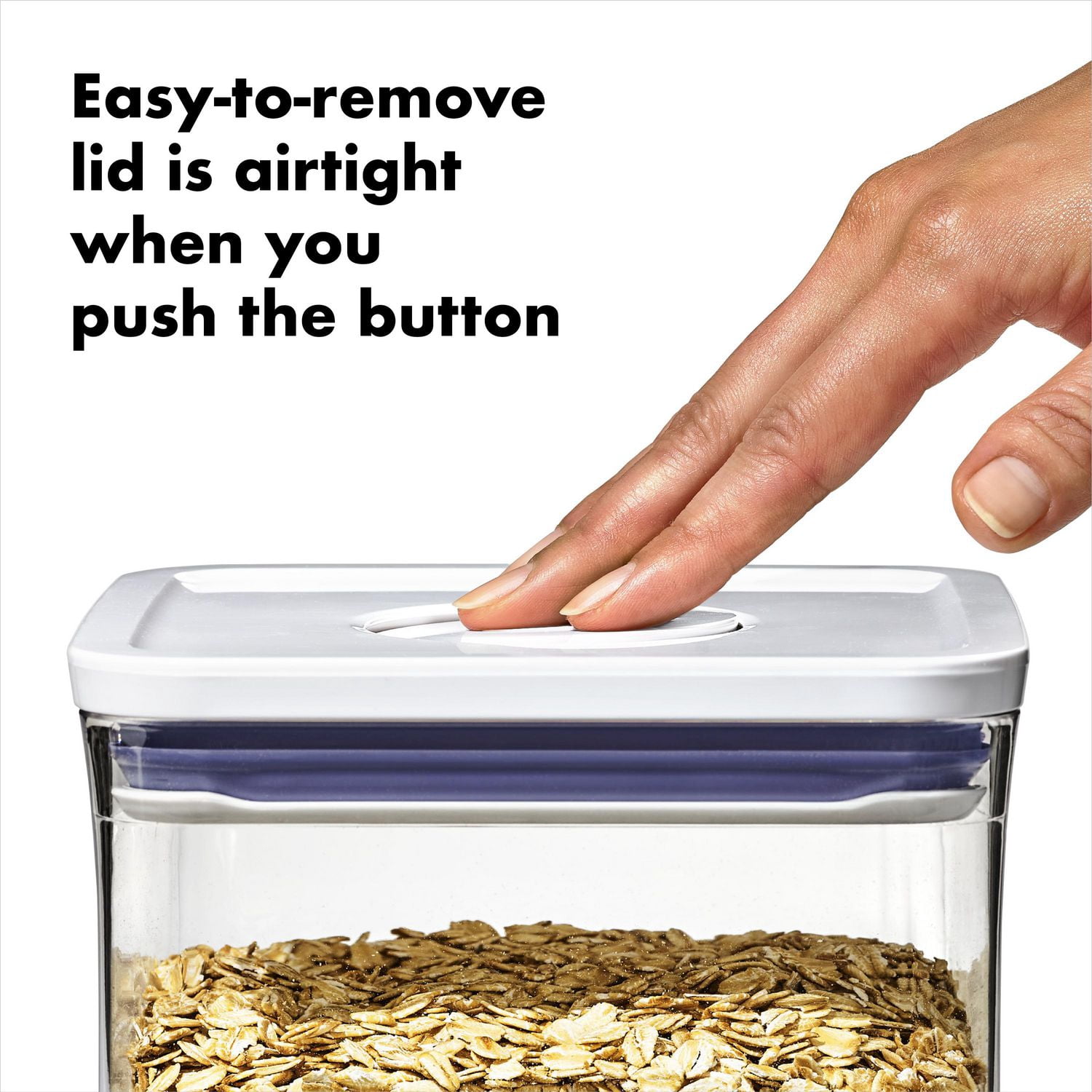OXO Softworks POP2 Short, Square 1L Food Storage Container
