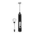 thumbnail image 2 of Kbndieu Batteur Électrique Mousseur à Lait Portatif pour Café Fouet 3 Vitesses Réglables Boisson avec 3 Fouets en Acier Inoxydable Baguette Mousseur à Main Rechargeable Essentiels pour la Maison, 2 of 3