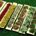 thumbnail image 3 of Lefu Self-Adhesive Static Grass Tufts Miniature Scenery Mixed Wildflowers DIY Crafts, 3 of 5