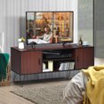 thumbnail image 3 of Costway Meuble Télé 59 Pouces Centre de Divertissement Console Multimédia Armoire de Rangement Étagère, 3 of 10