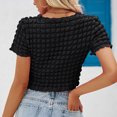 thumbnail image 3 of Birdeem Womens Summer Popcorn Crop Tops Sleeveless Round Neck Going Out Tops, 3 of 6