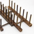thumbnail image 3 of Bamboo Dish Plate Bowl Cup Book Pot Lid Cutting Board Drying Rack Stand Drainer Storage Holder Organizer Kitchen Cabinet（Keep Dry）, 3 of 7