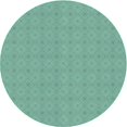 thumbnail image 1 of Ahgly Company Machine Washable Indoor Round Transitional Medium Turquoise Green Area Rugs, 8' Round, 1 of 7