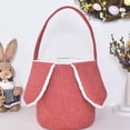 thumbnail image 4 of Porte-jouets de Rangement Mignon Lapin de Pâques avec Oreilles de Lapin pour Enfants Rangement Textile de Maison, 4 of 6