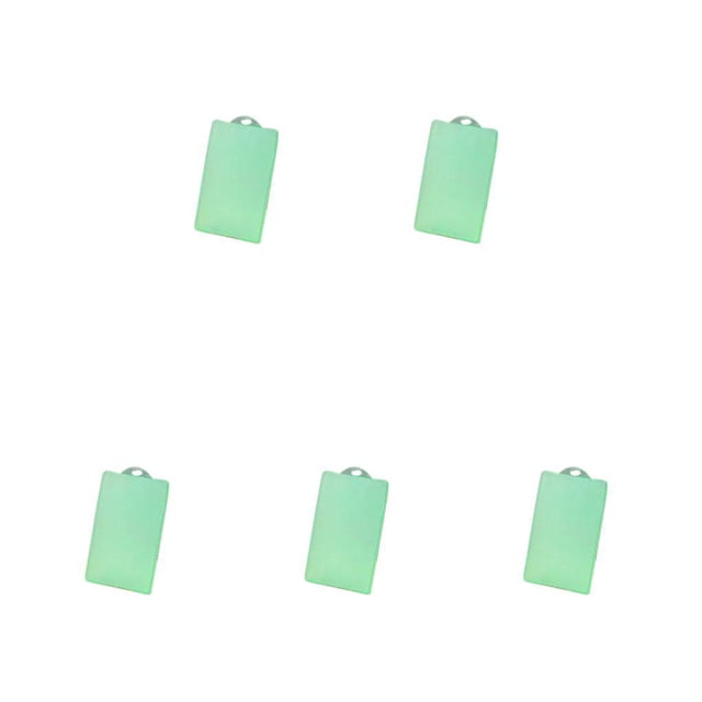 crativent Slim PVC Transparent IC Card Bus Card Credit Card Bus Card Credit Card Cover Case Holder Without Rope 5 5Set