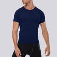 thumbnail image 5 of Kaemgyyd Compression Shirt Men Breathable Short Sleeve Slim Athletic Sports Undershirt Quick-Dry Stretch Running Workout Tops, 5 of 5
