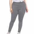 thumbnail image 2 of TIMIFIS High Waisted Leggings for Women Plus Size Yoga Pants Tummys Control Solid Color Workout Running Cycling Yoga Pants - Spring/Summer, 2 of 7