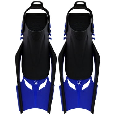 Body Glove Travel Crossfin Swim Fins Adult One Size Lightweight Short Blade Training Fins
