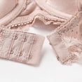 thumbnail image 2 of Push Up Bra Womens Lace With Steel Ring Solid Color Sexy Double Breasted Push Up Bra, 2 of 8