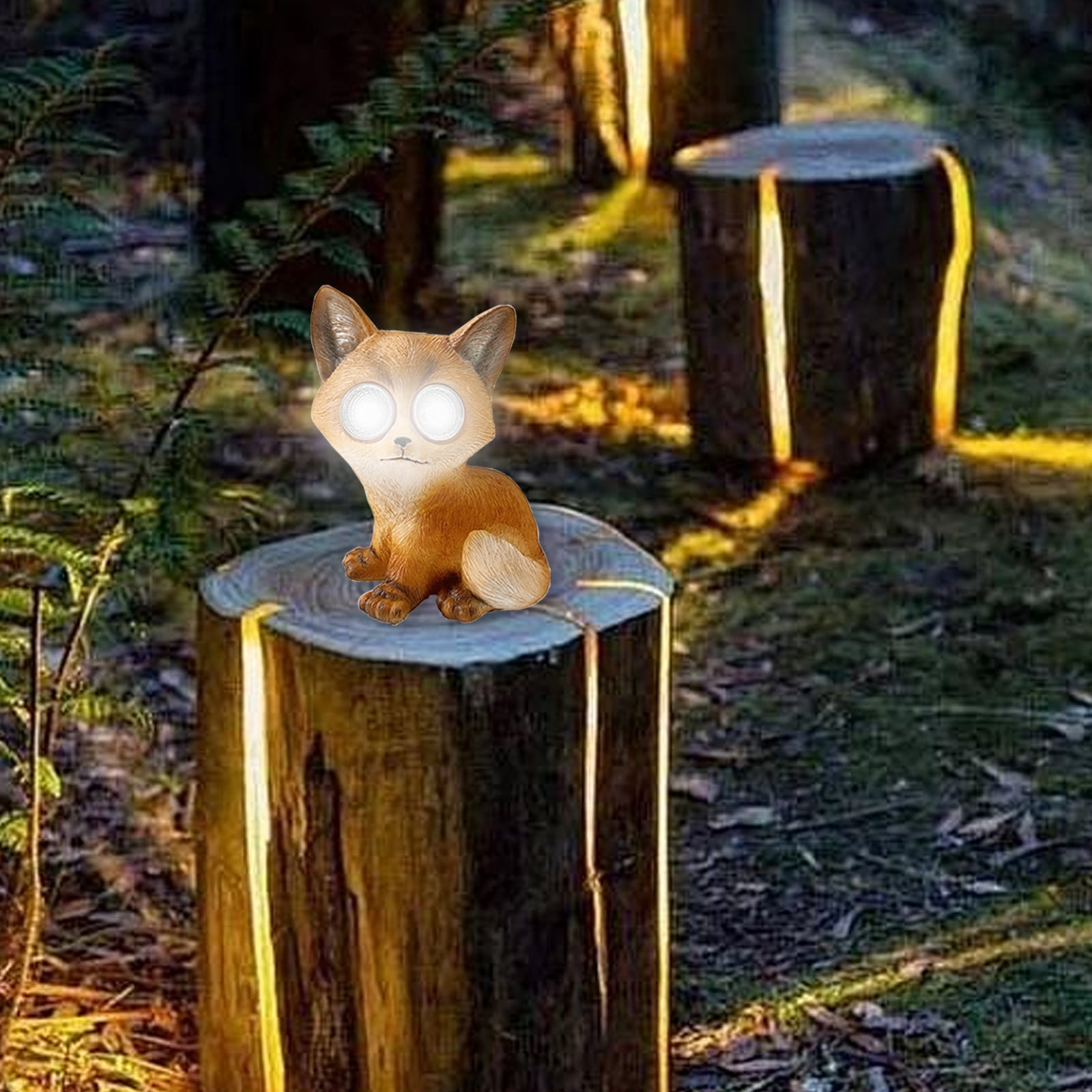 Dvkptbk Solar Light Outdoor Solar Lights Cute Ornaments Outdoor Garden Simulation Resin Decorative Garden Ornaments Solar Lights