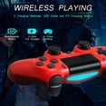 thumbnail image 5 of Manette Sans Fil pour PS4, Rouge Magma, 5 of 5