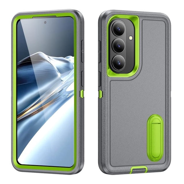 For Samsung Galaxy S26 5G 6.3" Phone Case with Built in Kickstand, Shockproof/Dustproof/Drop Proof Heavy Duty Military-Grade Rugged Protective Cover for Samsung Galaxy S26 5G,Grey,For Galaxy S26 5G