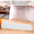 thumbnail image 4 of Refillable Plastic Wrap Dispenser with Slide Cutter, Tin Aluminum Foil Dispenser with Cutter, Plastic Wrap Dispenser with Cutter, Restaurant Kitchen Foodservice Wrap Dispenser, 4 of 8