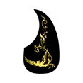 thumbnail image 1 of 10 Pcs Autocollant de Protection Paster Exquis Instruments Accessoires Anti-Rayures Couverture Anti-Poussière Résistance à l'Usure Guitare Fournit Oiseau Noir / Or, 1 of 9