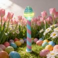 thumbnail image 4 of Easter Eggs LED Light-Up Wand, 10" Glowing Tabletop Decor & Holiday Party Gift for Spring Celebrations, 4 of 8