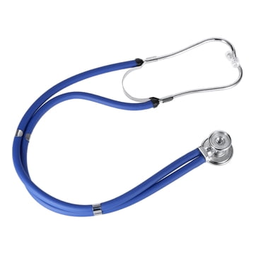 Stéthoscope Professionnel Médical Double Tête Coloré Multifonction Stéthoscope Soins de Santé Bleu