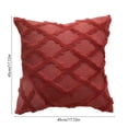 thumbnail image 3 of TACILIP Room Decor, Scandinavia-Style Fluff Long Striped Pillowcase Geometric Winter Cushion Cover Sofa Backrest Cover, 3 of 6