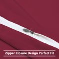 thumbnail image 4 of Unique Bargains 1800 Microfiber Zippered Pillowcases 2pcs, 4 of 11