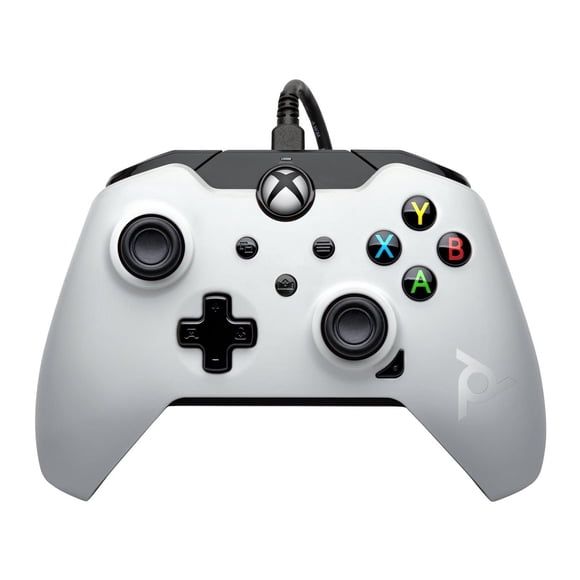 PDP Gaming Wired Controller: Arctic White - Xbox Series X|S, Xbox One, Xbox, Windows 10, 049-012-NA-WH