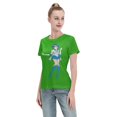 thumbnail image 4 of Women's Basic Short Sleeve T-Shirt Sailor Moon Mizuno Ami, 4 of 6