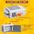 thumbnail image 4 of 32Pcs Technic-Motor-Kit Compatible with Lego, Power Functions Motor Set with M, L ,XL ,Servo & Train Motors, Remote Control, IR Receiver, AA Battery Box for STEM Project Moc Building Blocks, 4 of 6