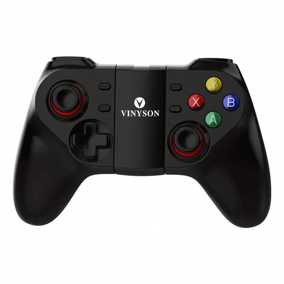 CHUANK Wireless 4.0+2.4G Wireless Grip Android I0S Mobile Gamepad with Vibration Customizable Setting Keys - Mobile Phone Direct Connection/ PC/ TV