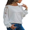 thumbnail image 1 of Long Sleeve Blouse Crew Neck Oversized Top (Women‘s Plus) 1 Pack, 1 of 4