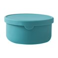 thumbnail image 2 of Oleegame 1PC Produce Storage Leak Proof Heat Silicone Lunch Box With Lid Fruit & Vegetable Refrigerator Fresh Keeping Box Portable Thermal Insulation Food Container For Students And Workers, 2 of 4